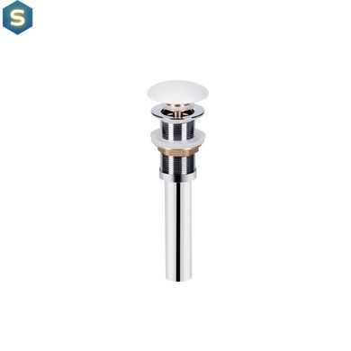 Умывальник Qtap Scorpio врезной прямоугольный 500х380х145 мм White + донный клапан PU02, Белый