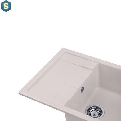 Кухонна мийка гранітна Kroner KRP Komposit COL-6550 CV027410, Береза