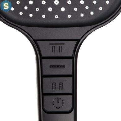 Ручний душ Qtap Rucni 130x130 мм QTRUC125BLM45957 Black matt, Черный матовый
