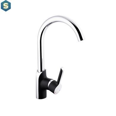 Смеситель для кухни Kroner KRP Essen - SCH030 CV024333, Черный матовый