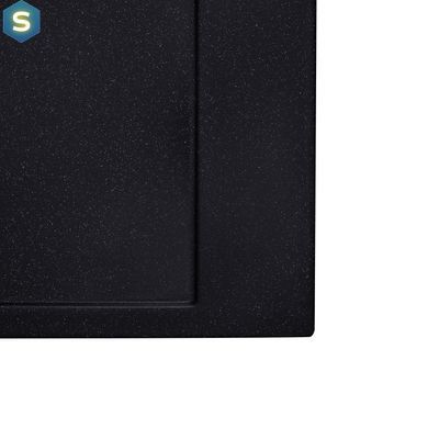 Кухонная мойка гранитная Kroner KRP Komposit SCH-7850 CV031067, Черный/золото