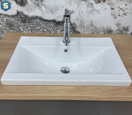 Умывальник VBI Fanusa 60 white врізний VBI-018064, Білий