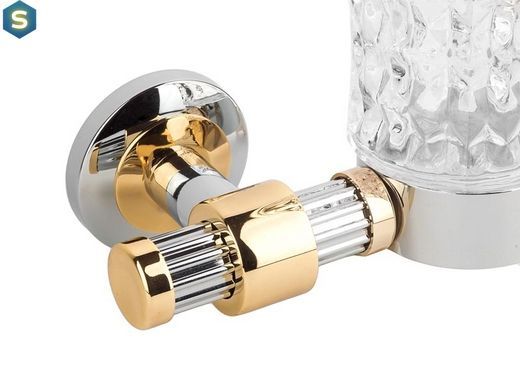 Стакан для зубных щеток Kugu Maximus 606C&G, Золотой