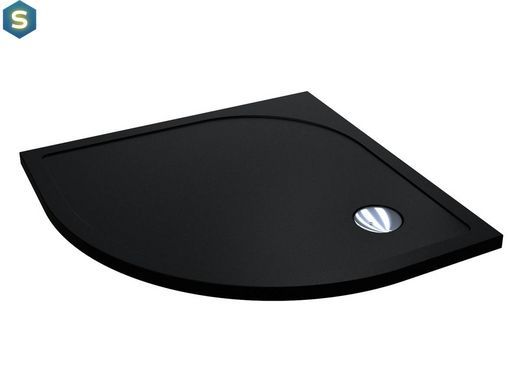Душовий піддон Miraggio Madrid 800 mirastone black 0000953, Черный матовый