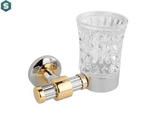 Стакан для зубных щеток Kugu Maximus 606C&G, Золотой