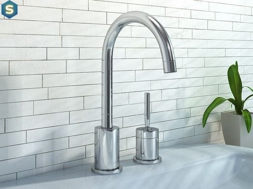 Смеситель для умывальника Kohlman Maxima chrome QB205M, Хром