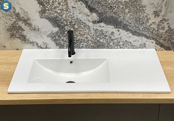 Умывальник VBI Ferrara 90 L white врезной VBI-018048, Белый