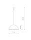 Люстра Nowodvorski 10701 Hemisphere Super S GX53 1x8W IP20 Wh