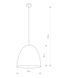 Подвесной светильник Nowodvorski 9021 Egg E27 1x40W IP20 Wh