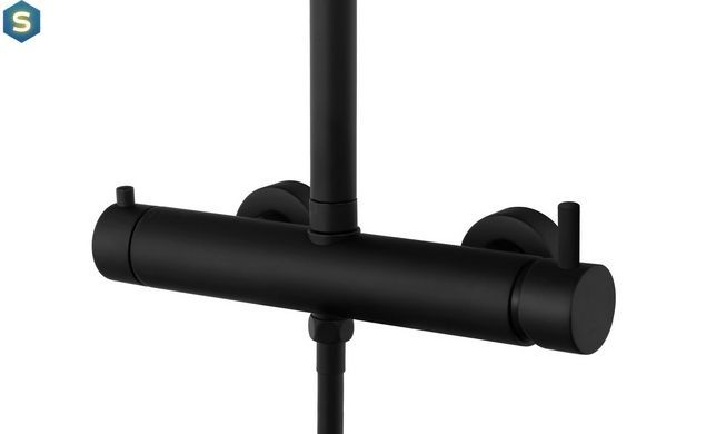 Душова система Corsan Lugo Black Matt CMN01MBL, Черный матовый