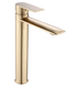 Змішувач для умивальника Rea Veneta високий brushed gold REA-B3009, Золотий