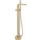 Смеситель для ванны Rea Clark brushed gold напольный REA-B5303, Золотой