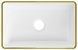 Умивальник Mexen Nadia 36 white gold Edge накладний MEX-21613605, Золотий