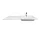 Умивальник Adamant Flat White 120 R 100005011, Білий