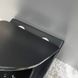 Подвесной унитаз VBI Vulcano black glossy VBI-020414, Черный/золото