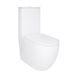 Унитаз напольный Qtap Robin New Ultra Quiet безободковый с сиденьем Soft-Close White QT13226083AW, Белый