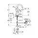 Смеситель для раковины Grohe Bau Loop 23763000