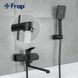 Смеситель для ванны Frap F2262 черный, Черный матовый