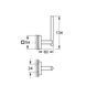 Тримач запасного рулону туалетного паперу Grohe QuickFix Start Cube 409792430, Черный матовый