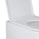 Унітаз підвісний Qtap Taurus безободковий з сидінням Soft-close QT2433084EUQW, Білий