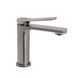 Смеситель для умывальника Qtap Slavonice QTSLA270GMB45924 Gunmetal Black PVD, Шлифованный черный хром