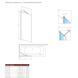 Шторка для ванни Radaway Modo New Black PNJ Frame 50 см скло прозоре 10006050-54-56