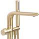 Смеситель для ванны Rea Clark brushed gold напольный REA-B5303, Золотой