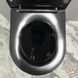 Подвесной унитаз VBI Vulcano black glossy VBI-020414, Черный/золото