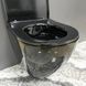 Подвесной унитаз VBI Vulcano black glossy VBI-020414, Черный/золото