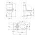 Унитаз напольный Qtap Robin New Ultra Quiet безободковый с сиденьем Soft-Close White QT13226083AW, Белый