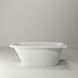 Ванная из искусственного камня Studio Stone Caura R 190x80 CUR190080, Белый