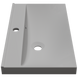 Раковина матовая врезная Amidicon Scif 60 600x350 из литого камня SCIF_60_MAT, Белый