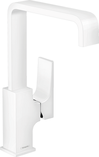 Смеситель для раковины Hansgrohe Metropol EcoSmart 32511700 белый матовый