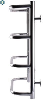 Рушникосушка водяна Unio LS W 600-400-4 Драбинка Скоба, Хром