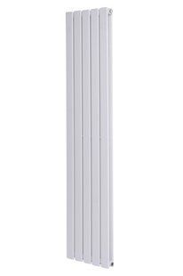 Дизайнерский вертикальный радиатор отопления Arttidesign Livorno II 5/1200/340/50 белый матовый, Белый матовый