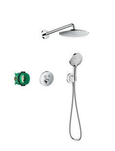 Душова система прихованого монтажу Hansgrohe Raindance S 240 1jet ShowerSelect S з термостатом Chrome 27951000