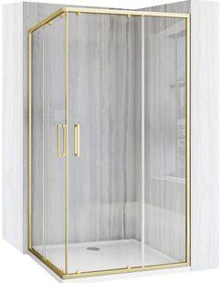 Душова кабіна Rea City 80x100 brushed gold REA-K6445, Золотий, Універсальна, золотий