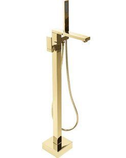 Смеситель для ванны Rea Tery gold напольный REA-B5306, Золотой