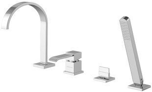 Змішувач на борт ванни Kohlman Axis chrome QB244N, Хром