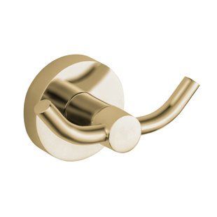 Гачок для рушників VBI Venus brushed gold подвійний VBI-040002BG, Золотий