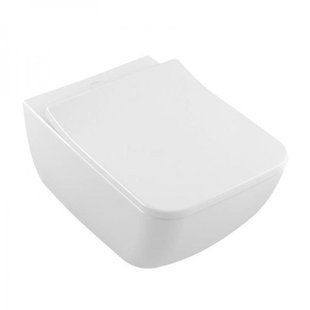 Унітаз підвісний Villeroy&Boch Venticello Rimless 4611RS01 з cидінням SoftClosing 9M79S101, Білий
