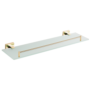 Полиця скляна VBI Mars brushed gold VBI-040109BG, Золотий