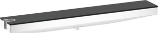 Шлангове під'єднання Hansgrohe Porter 500 Rainfinity з поличкою L Matt White 26843700