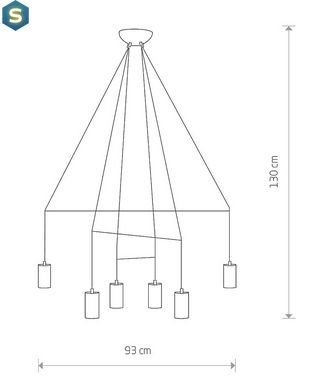 Люстра Nowodvorski 9677 Imbria GU10 6x35W IP20 Bl