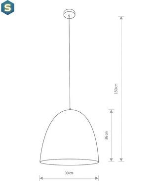 Подвесной светильник Nowodvorski 9022 Egg E27 1x40W IP20 Bl