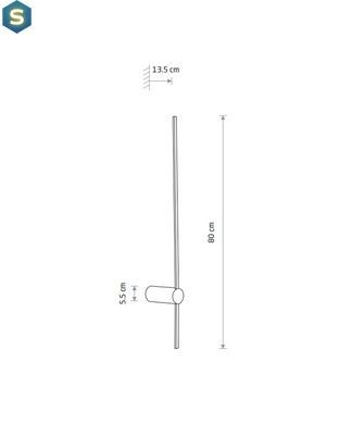 Світильник Nowodvorski 10853 Saber M Led 1x11W 4000K 410Lm IP20 Bl