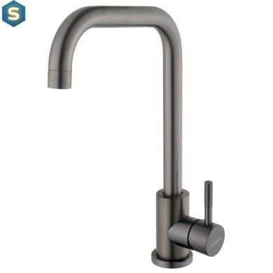 Смеситель для кухни Globus Lux Alpen SBT1-203L-GP, Графит