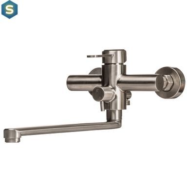 Смеситель для ванны Globus Lux Wien SBT2-208, Графитовый хром