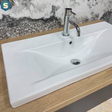 Умывальник VBI Fanusa 80 white врізний VBI-018065, Білий