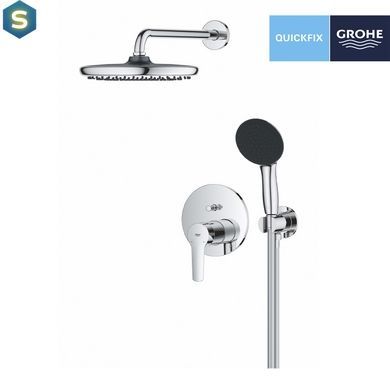 Душевая система скрытого монтажа Grohe QuickFix Start 25292000, Хром